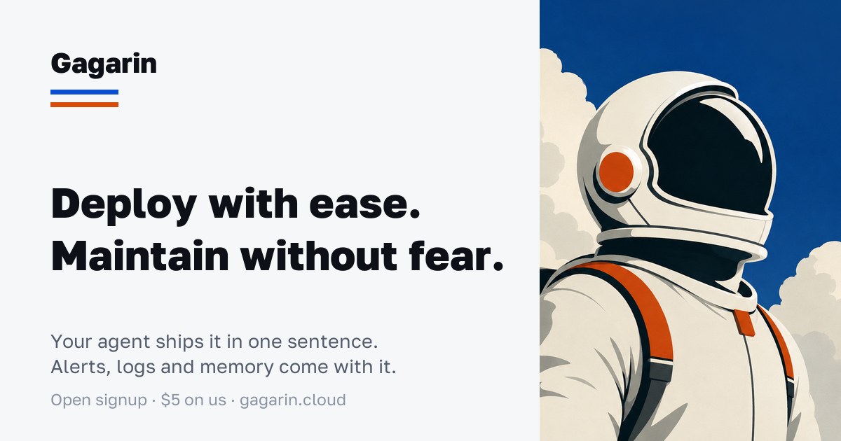 Leaving Railway in an afternoon — Gagarin
